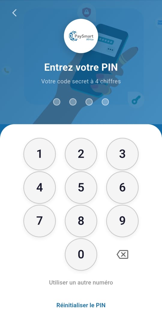Étape 1 — Ouverture app