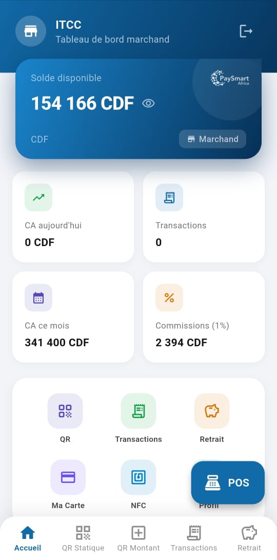 App marchande SmartPay